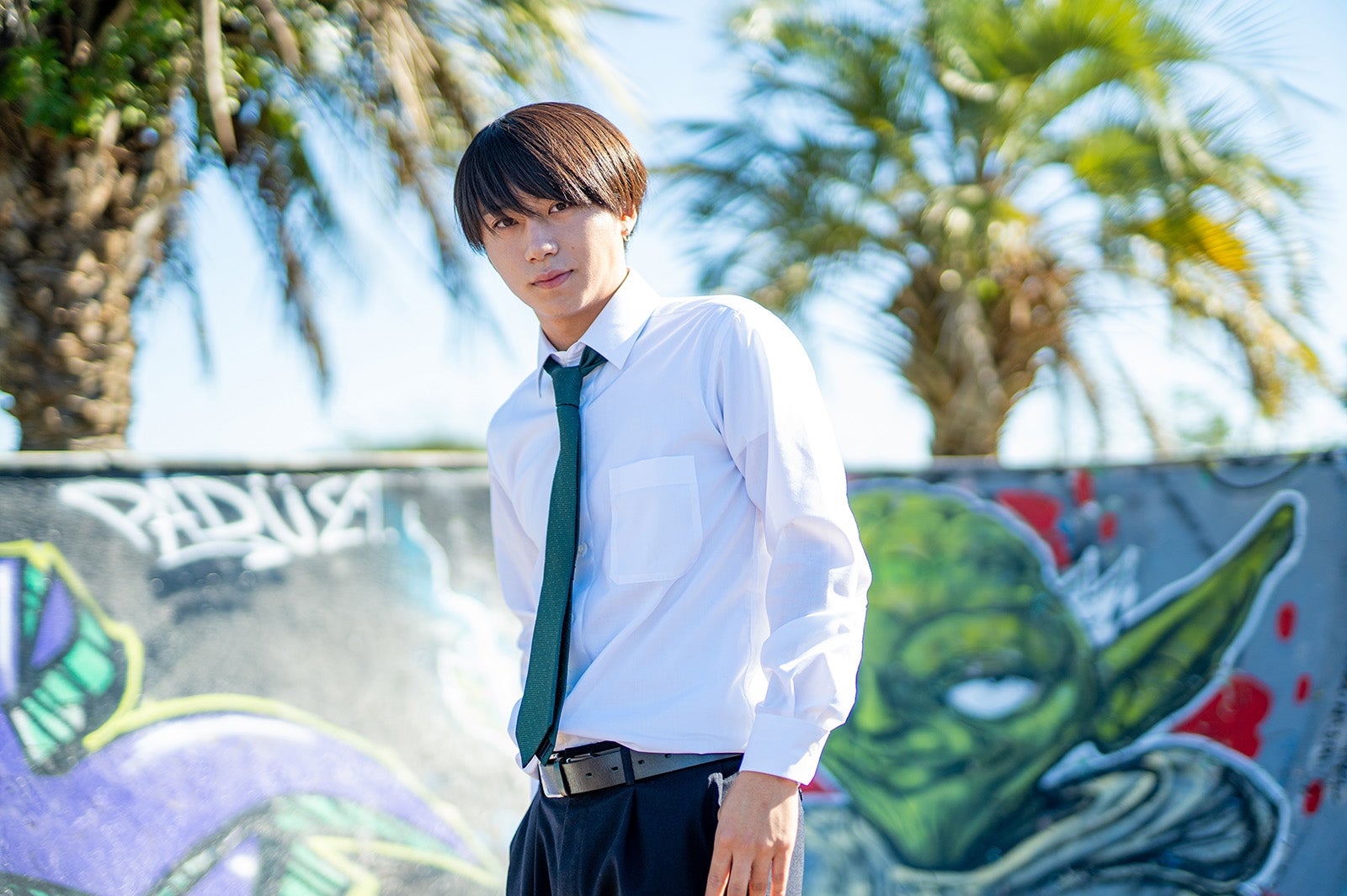 「男子高生ミスターコン2021」ファイナリスト・岡田蓮くん（提供写真）