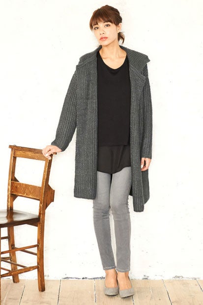 バルキーニットコーディガン「Re:EDIT by GALSTAR」3,998円（税込）／画像提供：Re:EDIT by GALSTAR