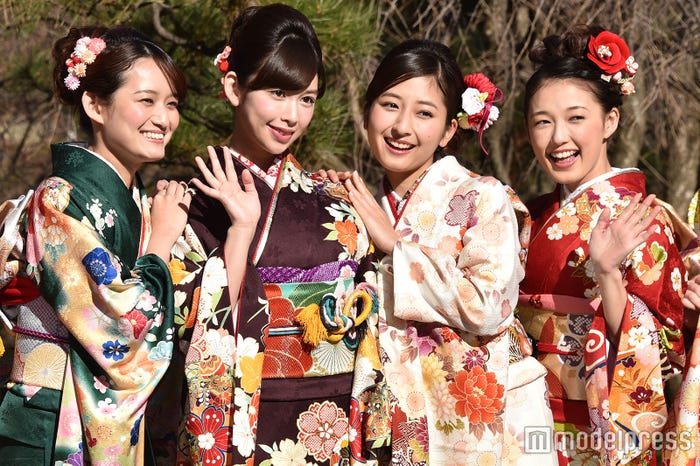 高尾美有さん、結城モエさん、岡田彩花さん、松井りなさん (C)モデルプレス