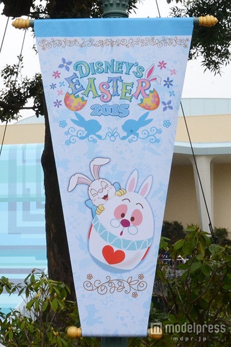 ホワイトラビットが描かれたバナー