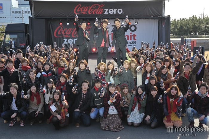 EXILE(左から、MATSU、TAKAHIRO、MAKIDAI)