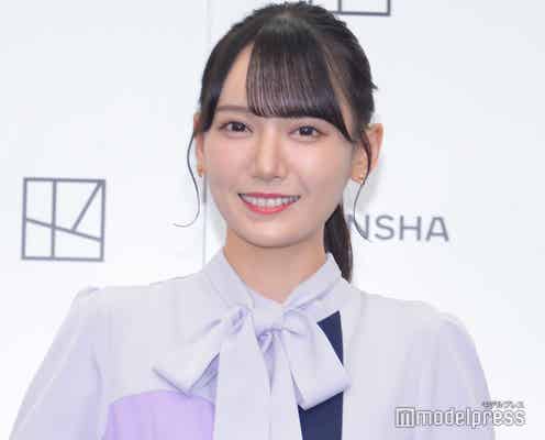 ≠ME鈴木瞳美「真っ白コーデ」ミニスカ姿で美脚チラリ「天使」「お姫様みたい」と反響