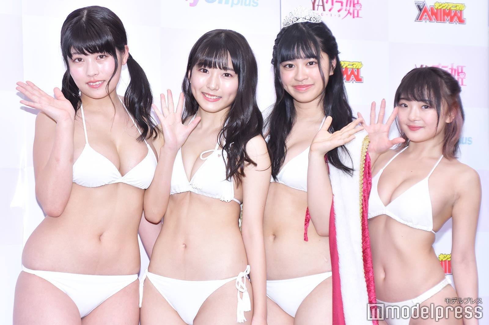 （左から）ちとせよしの、櫻井まい、星ゆりか、ニーナ・ショコラ （C）モデルプレス