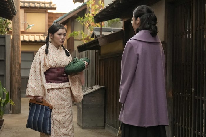 富田望生、趣里「ブギウギ」第71話(C)NHK