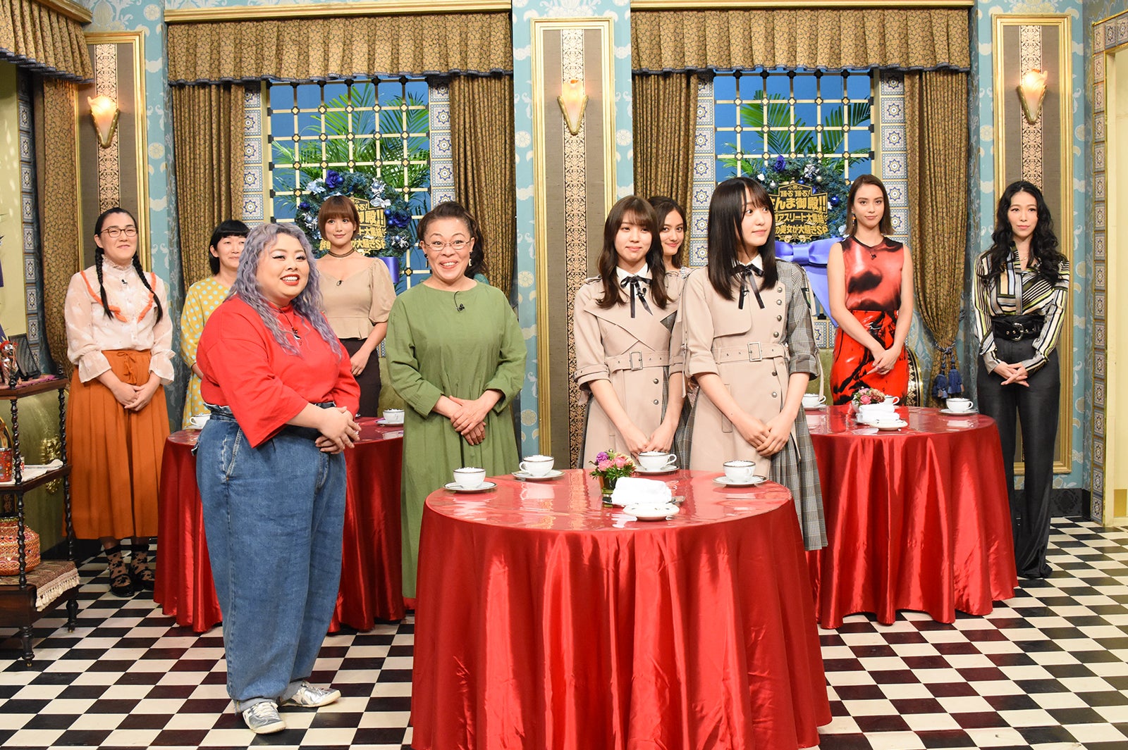 「踊る踊る！さんま御殿！！豪華アスリート大集結 話題の美女が大騒ぎSP」より（C）日本テレビ