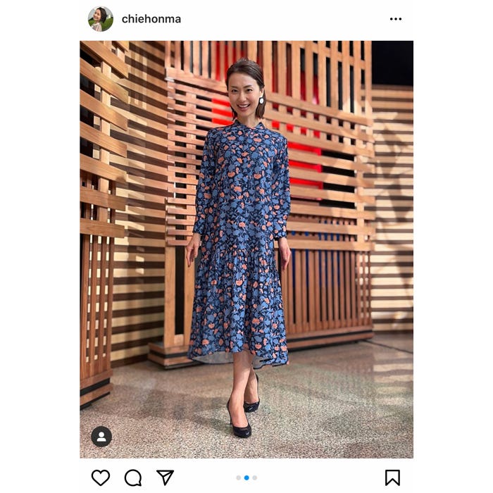 本間智恵 総柄ワンピースで魅せる大人の魅力 今日も綺麗です モデルプレス 本間智恵 総柄ワンピースで魅せる大人の魅力 今日も綺麗です モデルプレス
