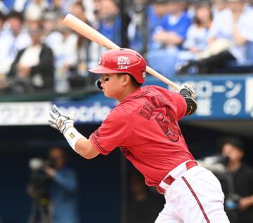 広島ドラ1・平川がプロ初2戦連続適時打「今日も林琢真さんの意識で」塁上ではマリオ風？ガッツポーズ披露