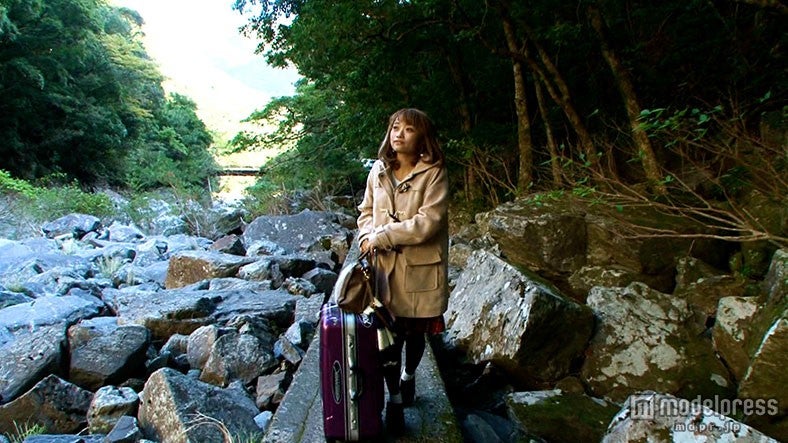 屋久島の大自然に降り立ったあんあん（画像提供：テレビ東京）