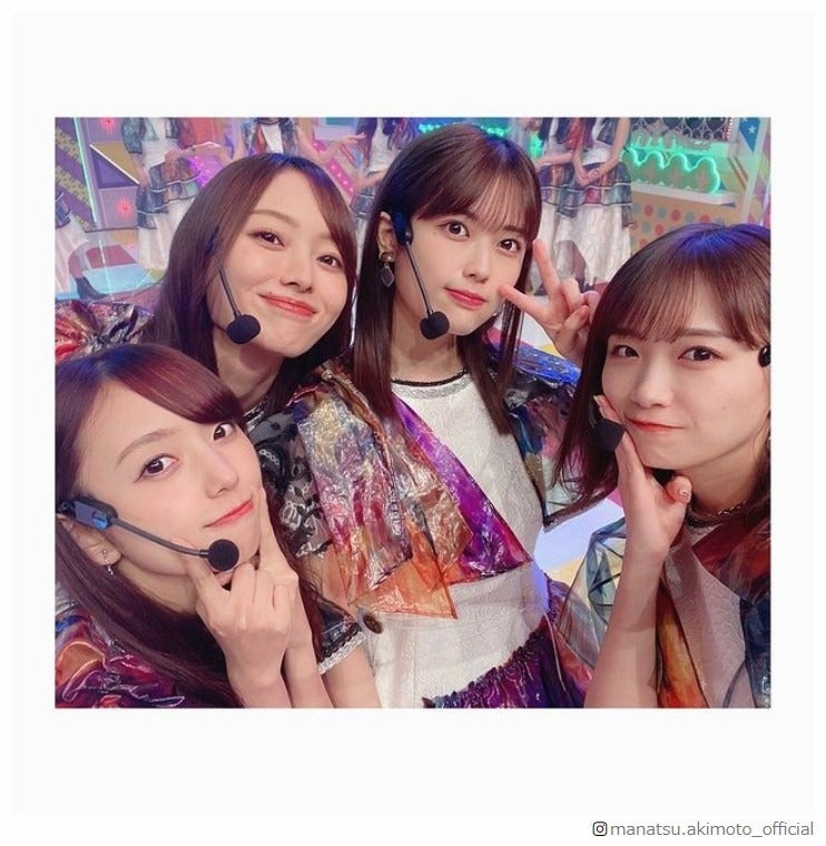 乃木坂46秋元真夏、新内眞衣・岩本蓮加・梅澤美波との仲良しオフショット公開「いい写真すぎる」と絶賛の声