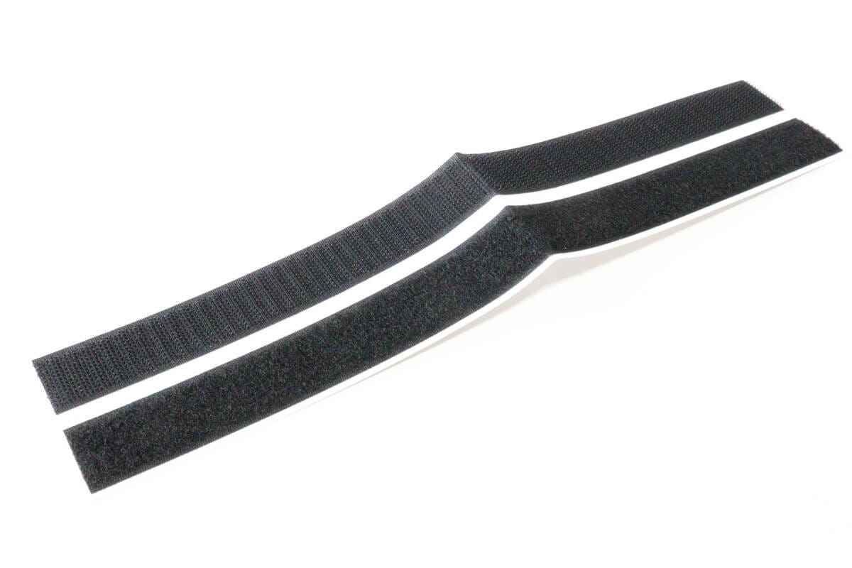 ダイソー ファスナーテープ(粘着タイプ、黒、25mm×30cm) ダイソーのファスナーテープ(粘着タイプ、黒、25mm×30cm)のビジュアル