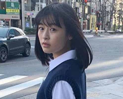 「3年A組」で注目の森七菜、ミニスカJKショットに「隣の席に座りたい」「転校してきて…!」の声