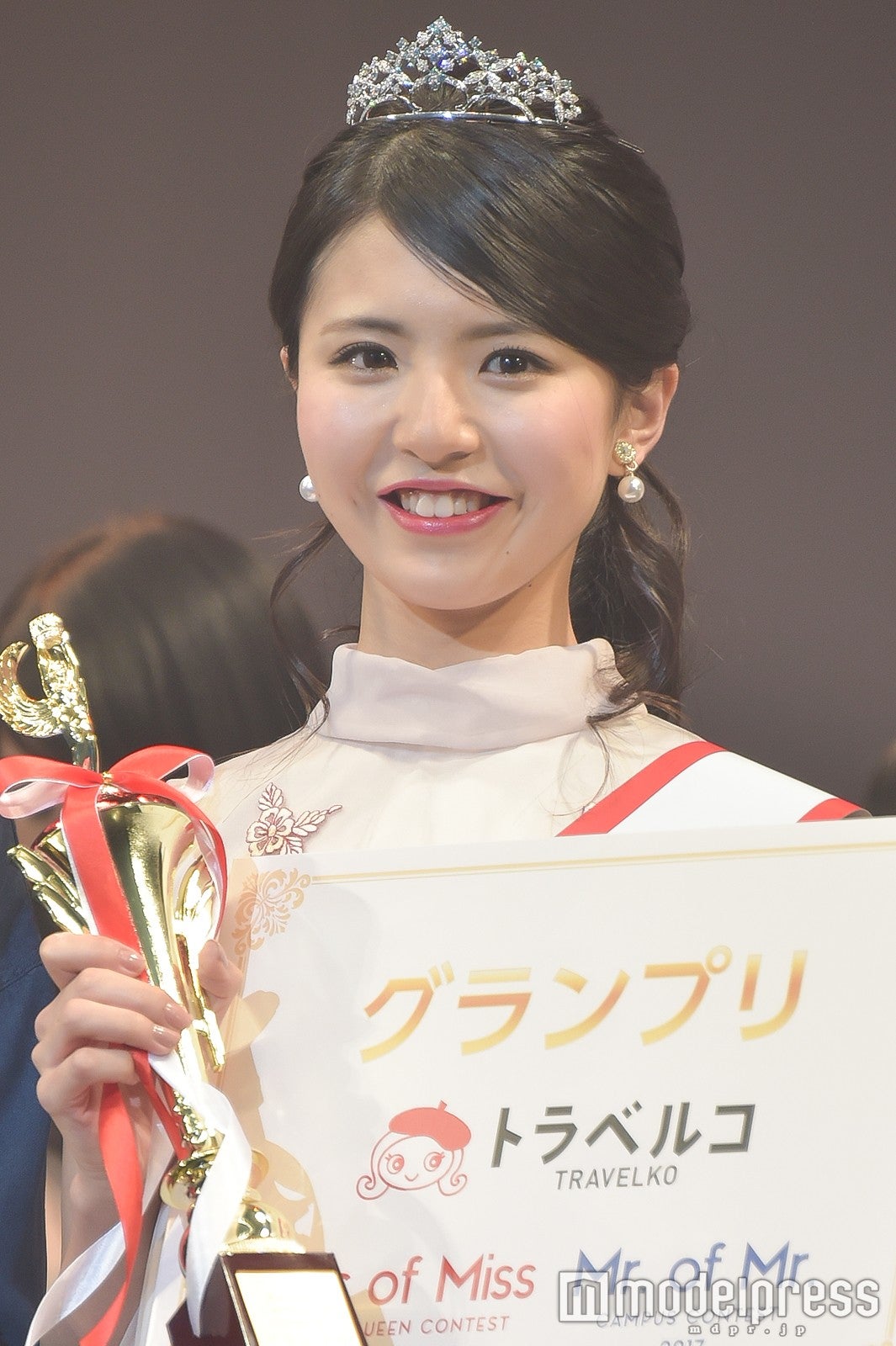 グランプリに輝いた立命館大学2年生・松田有紗さん （C）モデルプレス
