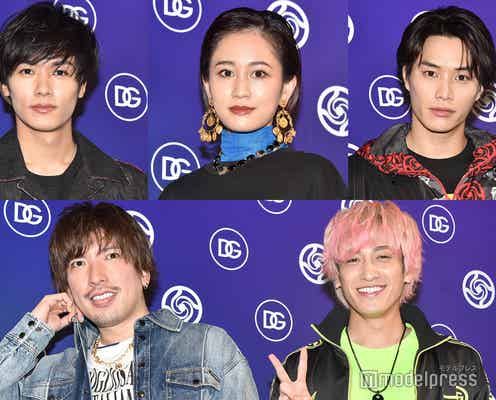 前田敦子・EXIT・鈴木伸之ら「ドルガバ×呪術廻戦」フォトコールに豪華集結