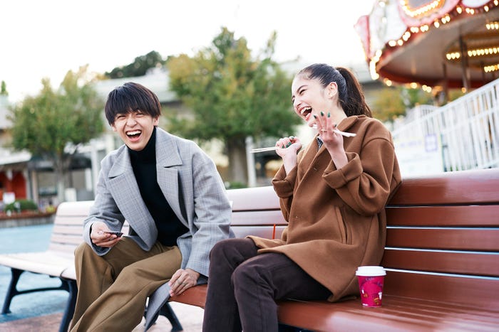 西岡星汰、Taki「虹とオオカミには騙されない」デート企画より(C)AbemaTV, Inc.