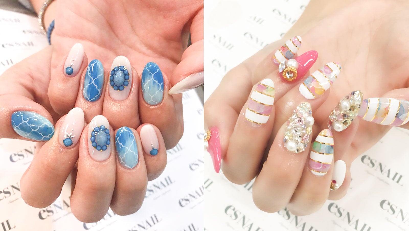 どれにしようか迷っちゃう！今すぐ真似したい“柄ネイル”