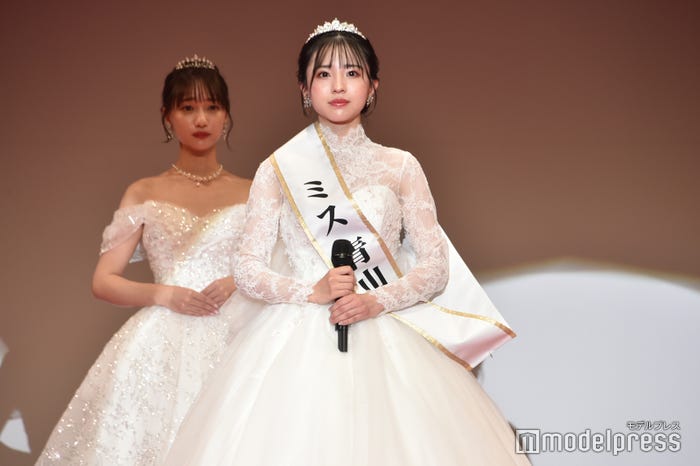 「ミス青山コンテスト2022」グランプリを受賞した五百住有希さん(C)モデルプレス