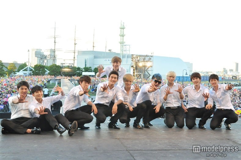 SUPER JUNIOR、日本初ファンミーティングで3万4千人熱狂