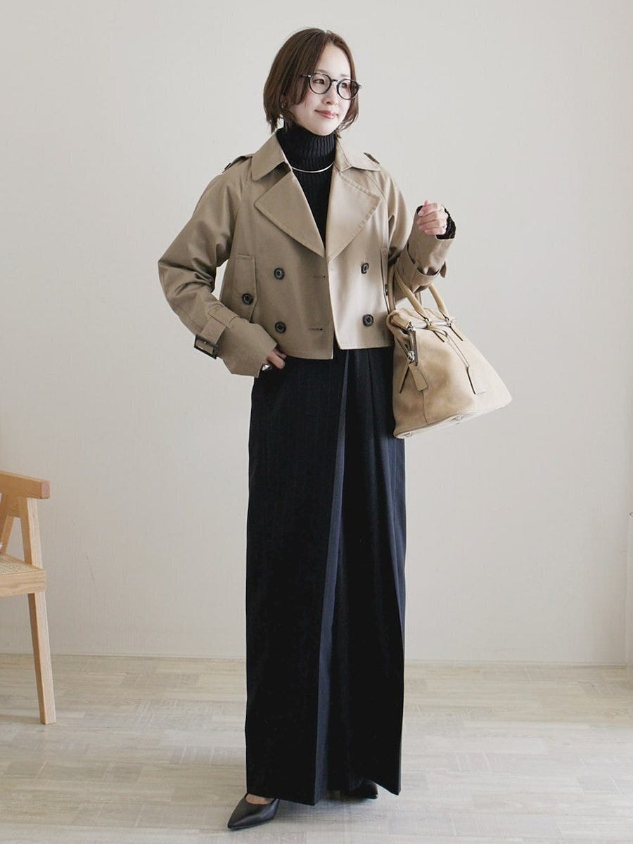 トレンチコート コーデ トレンチコートコーデ5