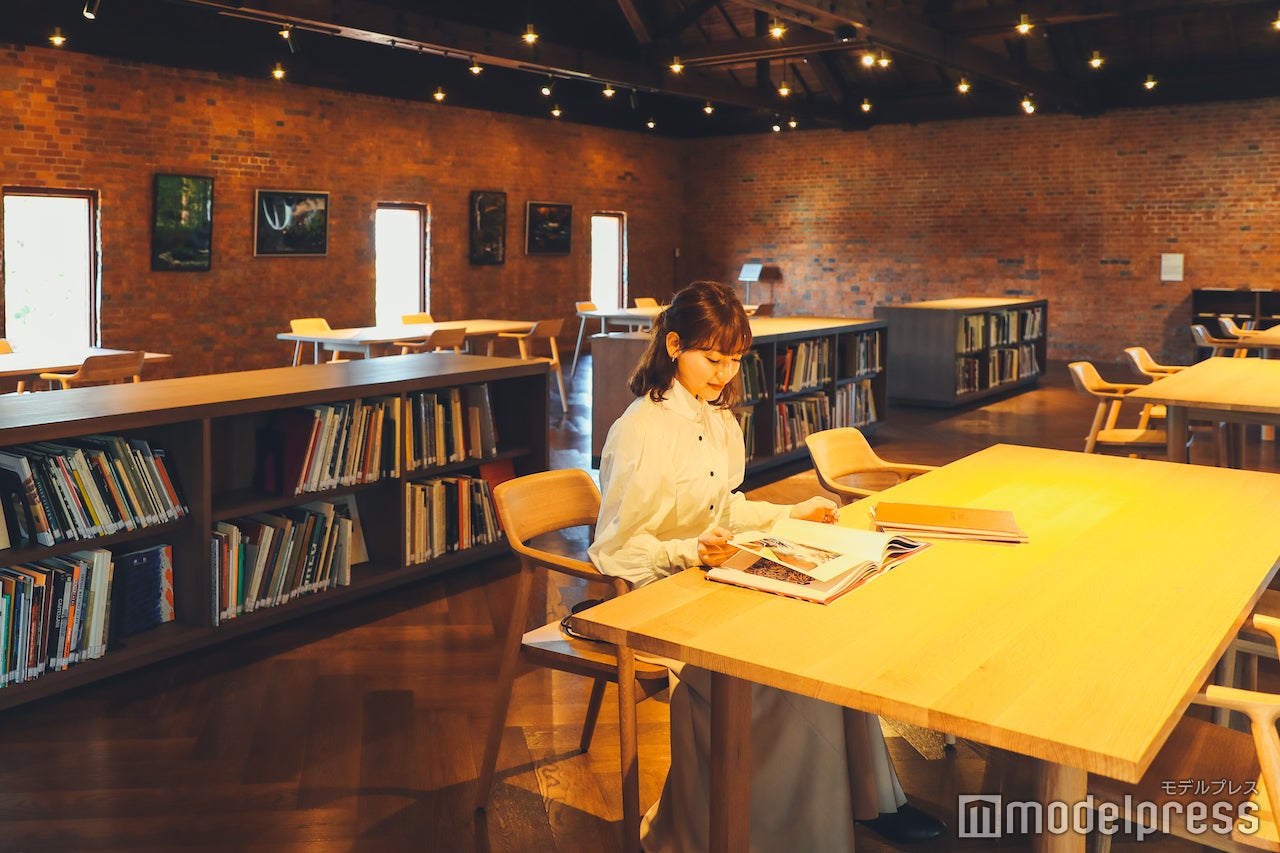 展示室を鑑賞しなくても無料で利用することができるライブラリー （C）モデルプレス