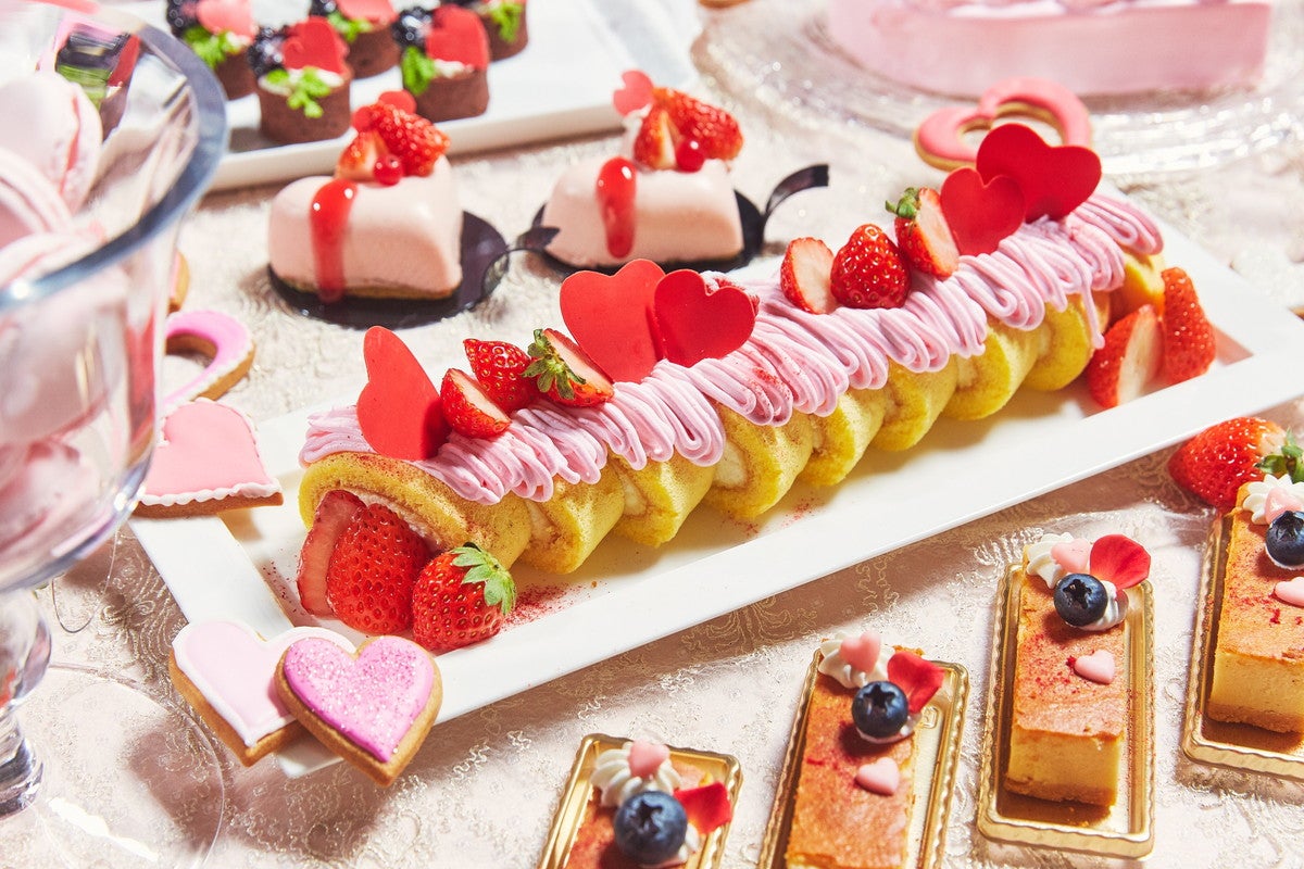 恋するフラワープリンセスのストロベリーホリックデザートブッフェ／画像提供：ベストブライダル