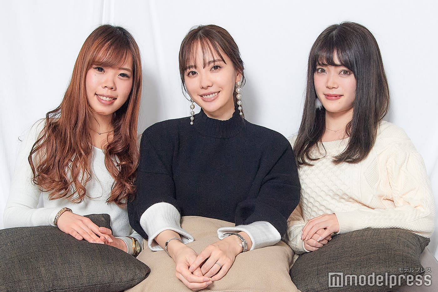 (左から)ゆきさん、あおいさん、あかりさん(C)モデルプレス