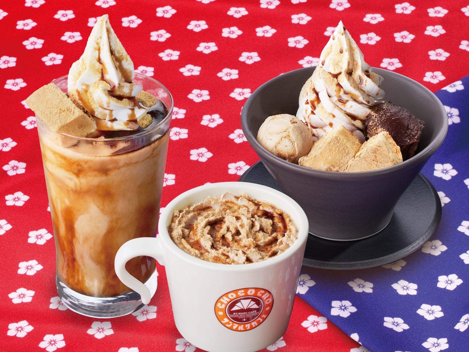 サンマルクカフェ、桔梗信玄餅と初コラボ　プレミアムチョコクロやスムージーなど4品目