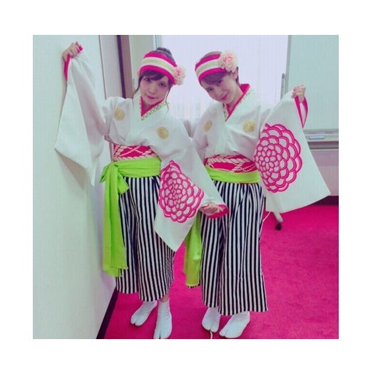 益若つばさ、岡井千聖／益若つばさオフィシャルブログ（Ameba）より