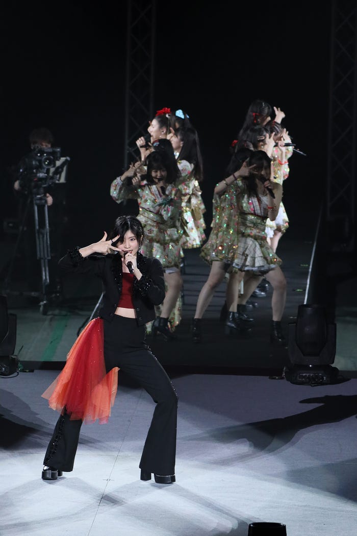 モーニング娘。’22「モーニング娘。’22 25th ANNIVERSARY CONCERT TOUR ~SINGIN' TO THE BEAT~加賀楓卒業スペシャル」より(提供写真)