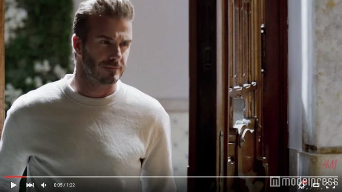 デヴィッド・ベッカム/CMカットより