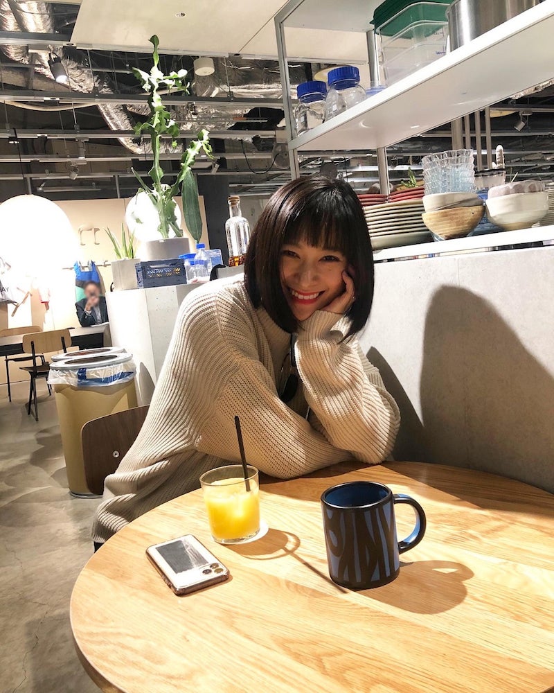 ヘアチェンジ後の高橋ユウ／オフィシャルブログより（提供写真）