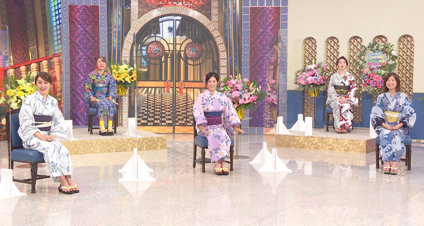 矢田亜希子、フワちゃん、本仮屋リイナ、ファーストサマーウイカ、大久保佳代子（C）日本テレビ