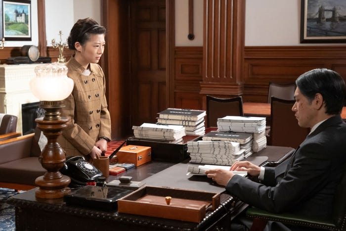 伊藤沙莉、松山ケンイチ「虎に翼」第122話(C)NHK