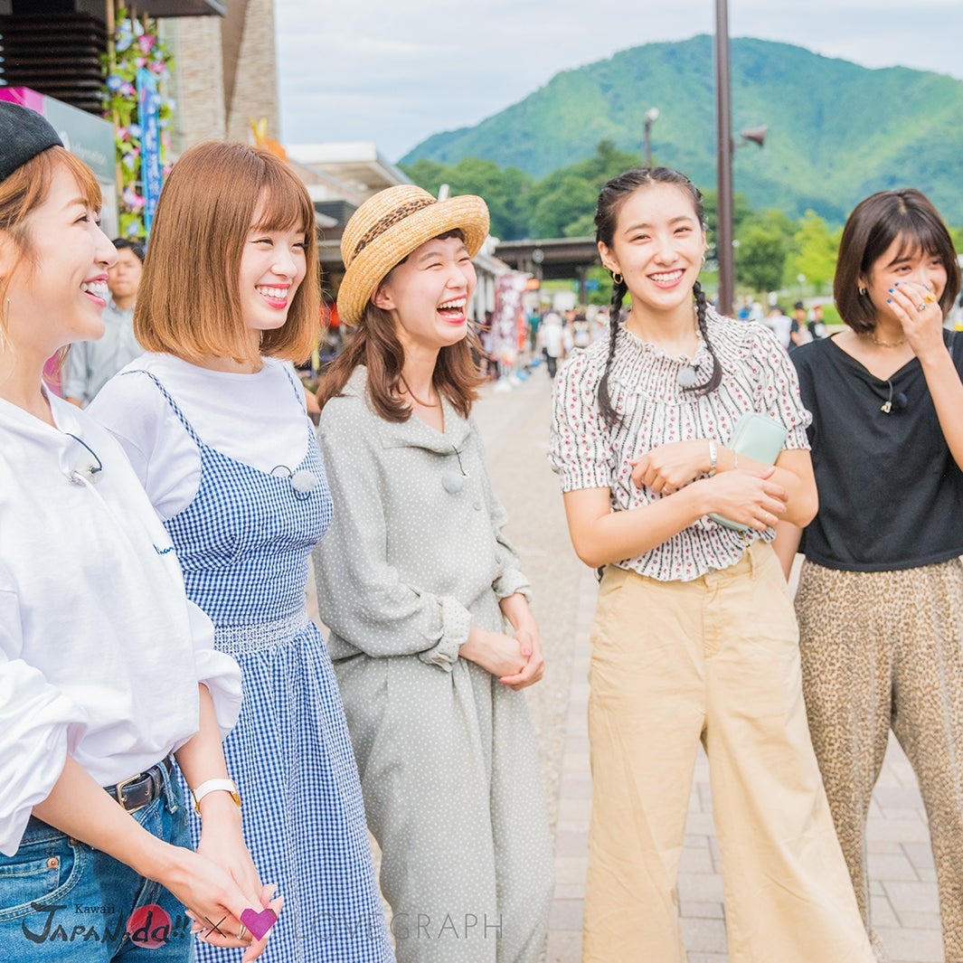 くみっきーらが限界集落へ（写真提供：MBS）