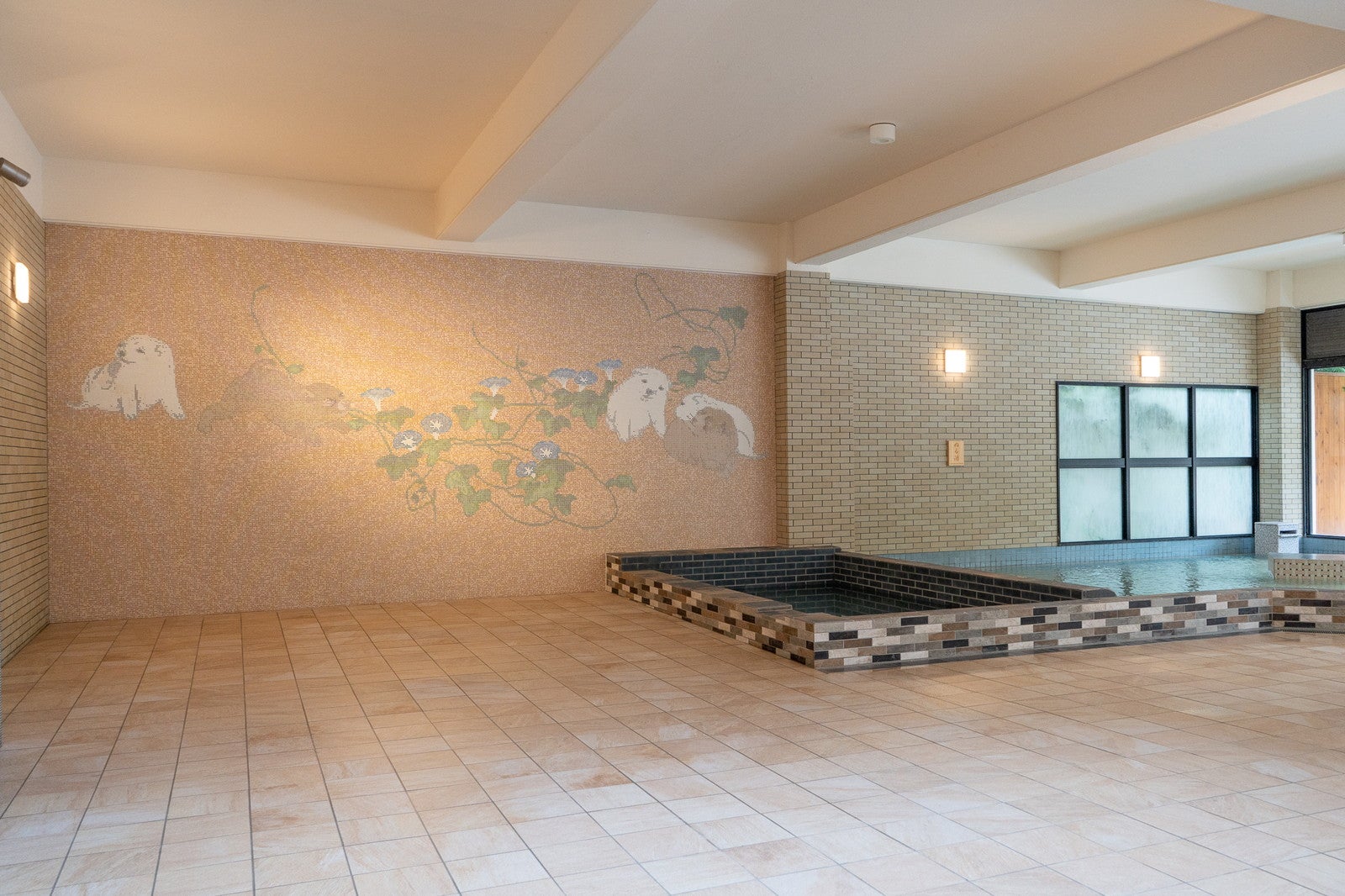 福岡にサウナ付き温浴施設「FURO＆SAUNA THE VANISH」日本画タイルの内湯＆自然が心地よい露天風呂も