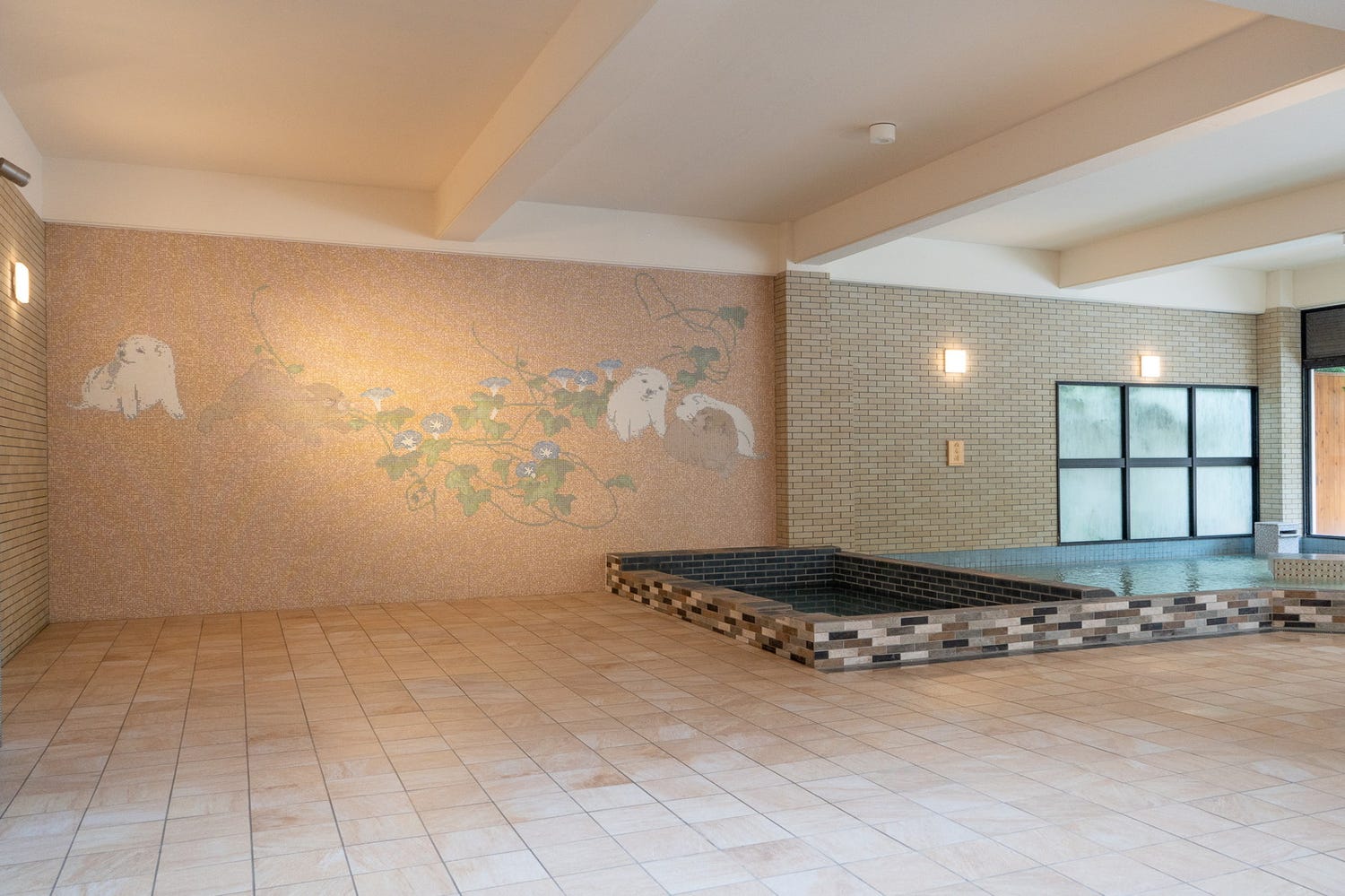 福岡にサウナ付き温浴施設「FURO&SAUNA THE VANISH」日本画タイルの内湯&自然が心地よい露天風呂も