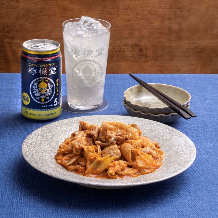 都築＆野呂ペアの「豚キムチ＆ホルモン」