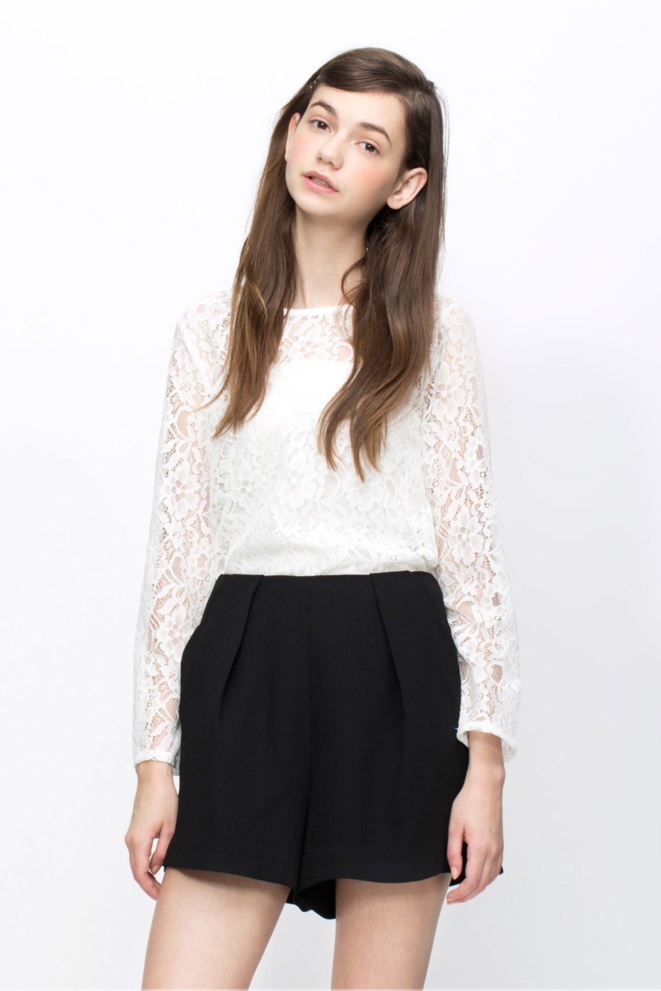 ポケットレースショートパンツ「riana」5,940円（税込）