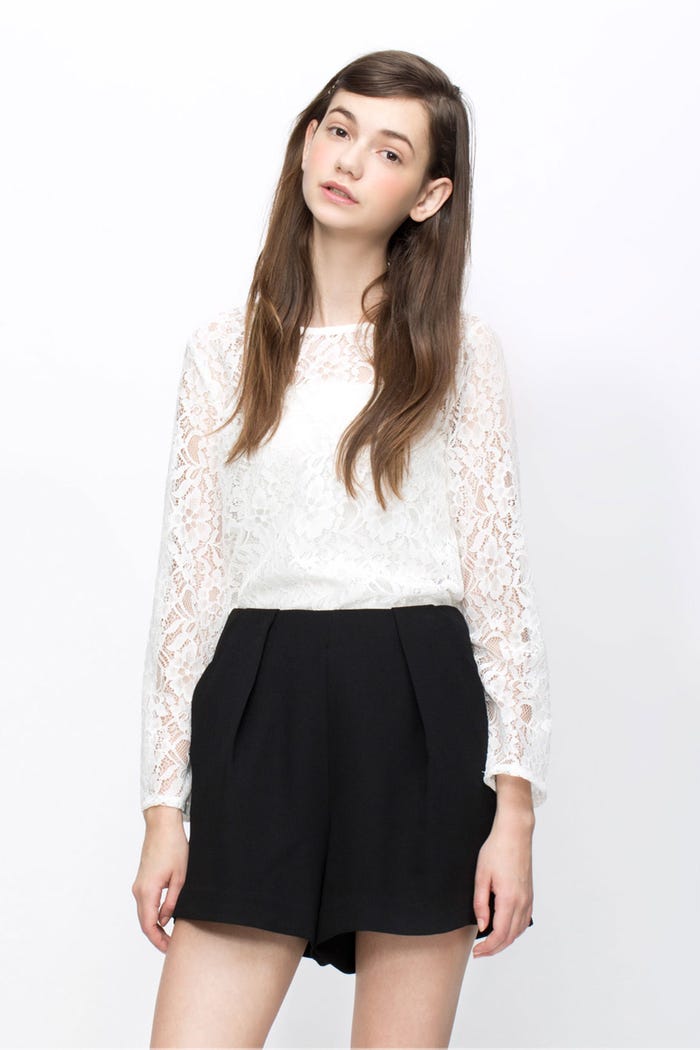 ポケットレースショートパンツ「riana」5,940円(税込)