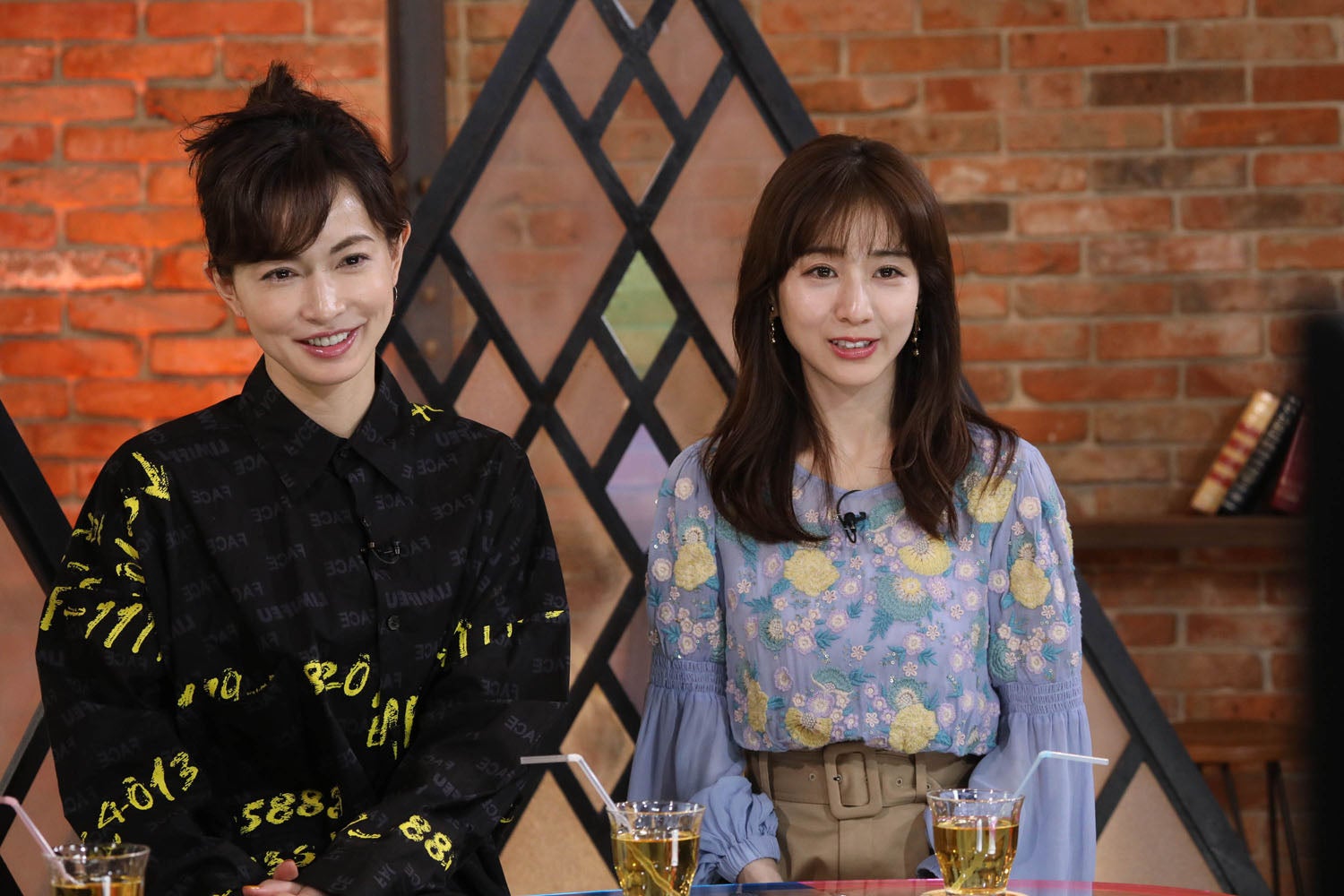 （左から）長谷川京子、田中みな実（写真提供：カンテレ）