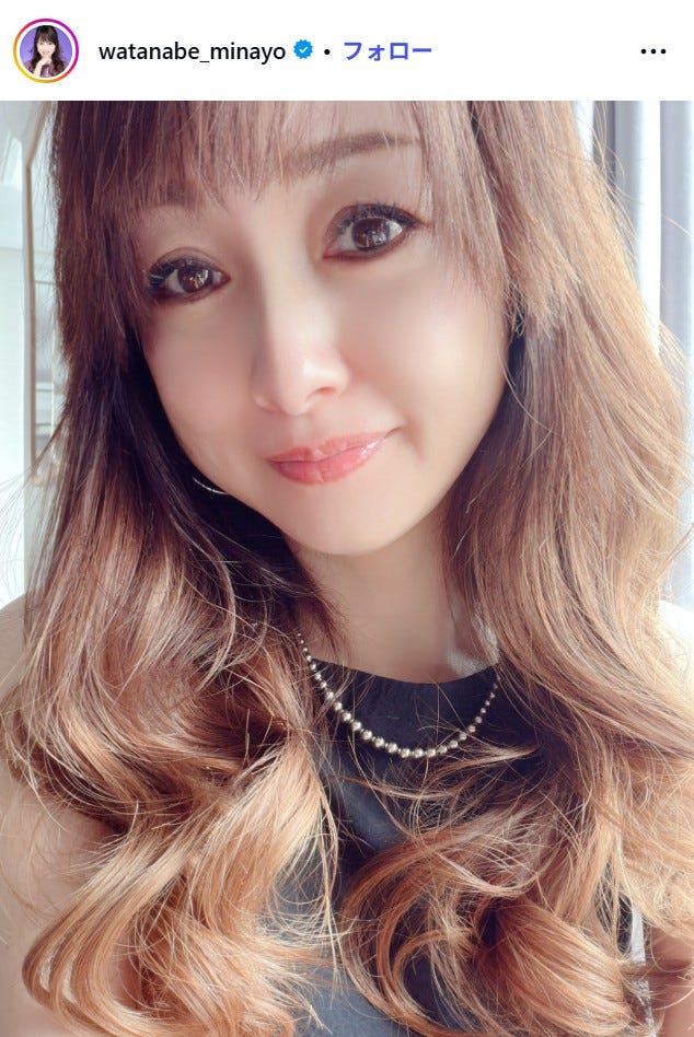 渡辺美奈代Instagramより