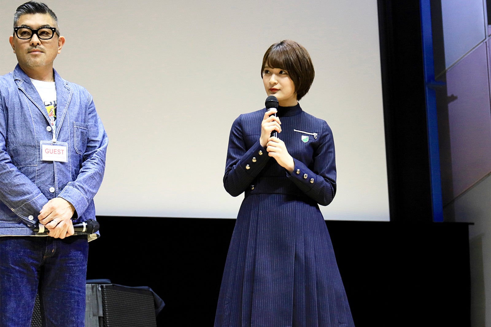 舞台挨拶の様子（提供写真）