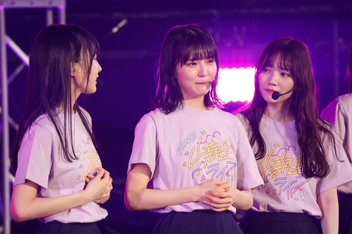 賀喜遥香、早川聖来、田村真佑/乃木坂46・4期生「乃木坂46 4期生ライブ2020」(提供写真)