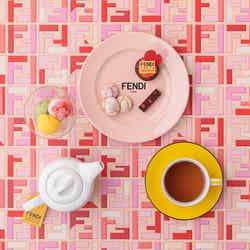 「フェンディ カフェ」バレンタイン限定メニュー新登場、いちごを使ったケーキやタルト