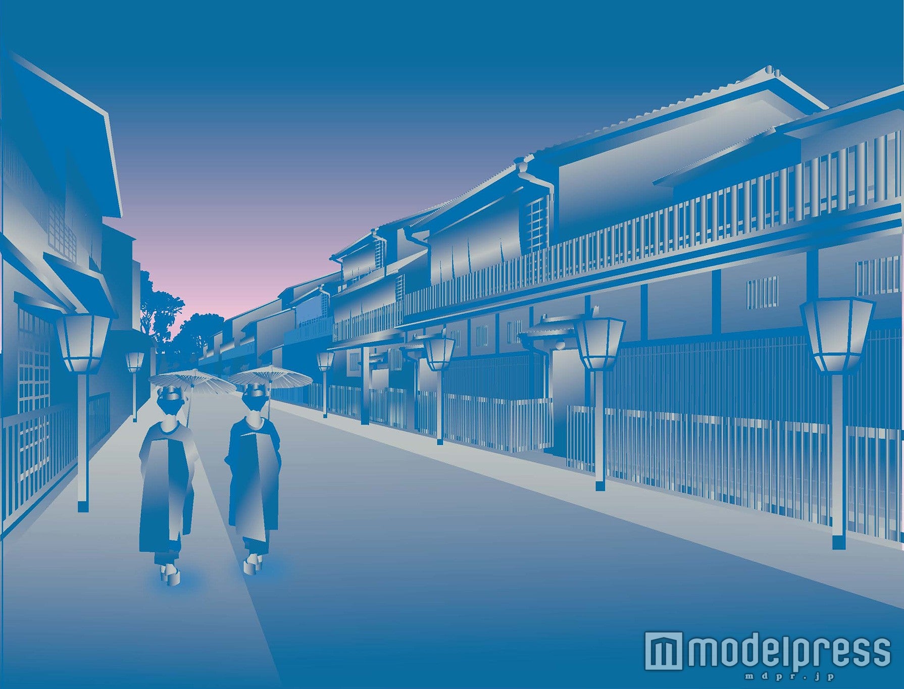 花見小路／壁紙イメージ（C）Disney