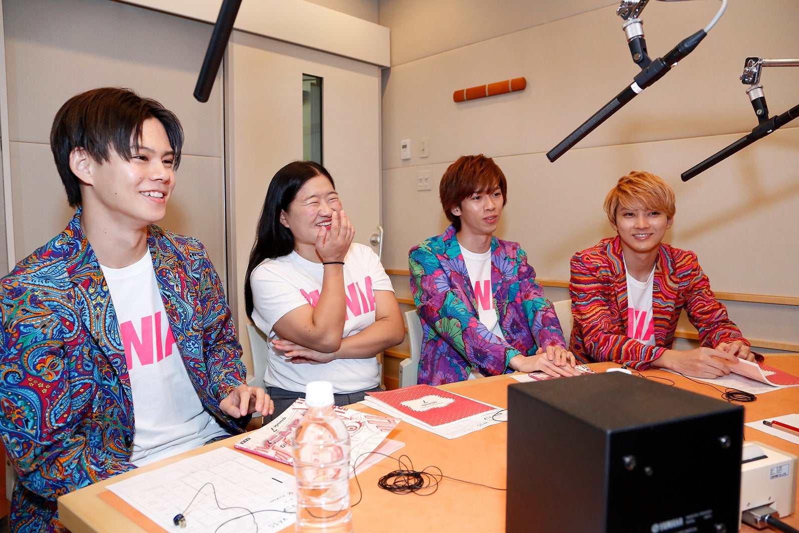 左から）カイ、よしこ、リョウガ、ユーキ （C）フジテレビ