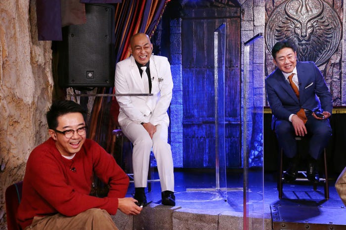 矢作兼、長谷川雅紀、渡辺隆(C)テレビ東京