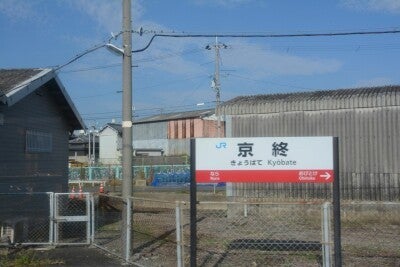京終駅の駅名標