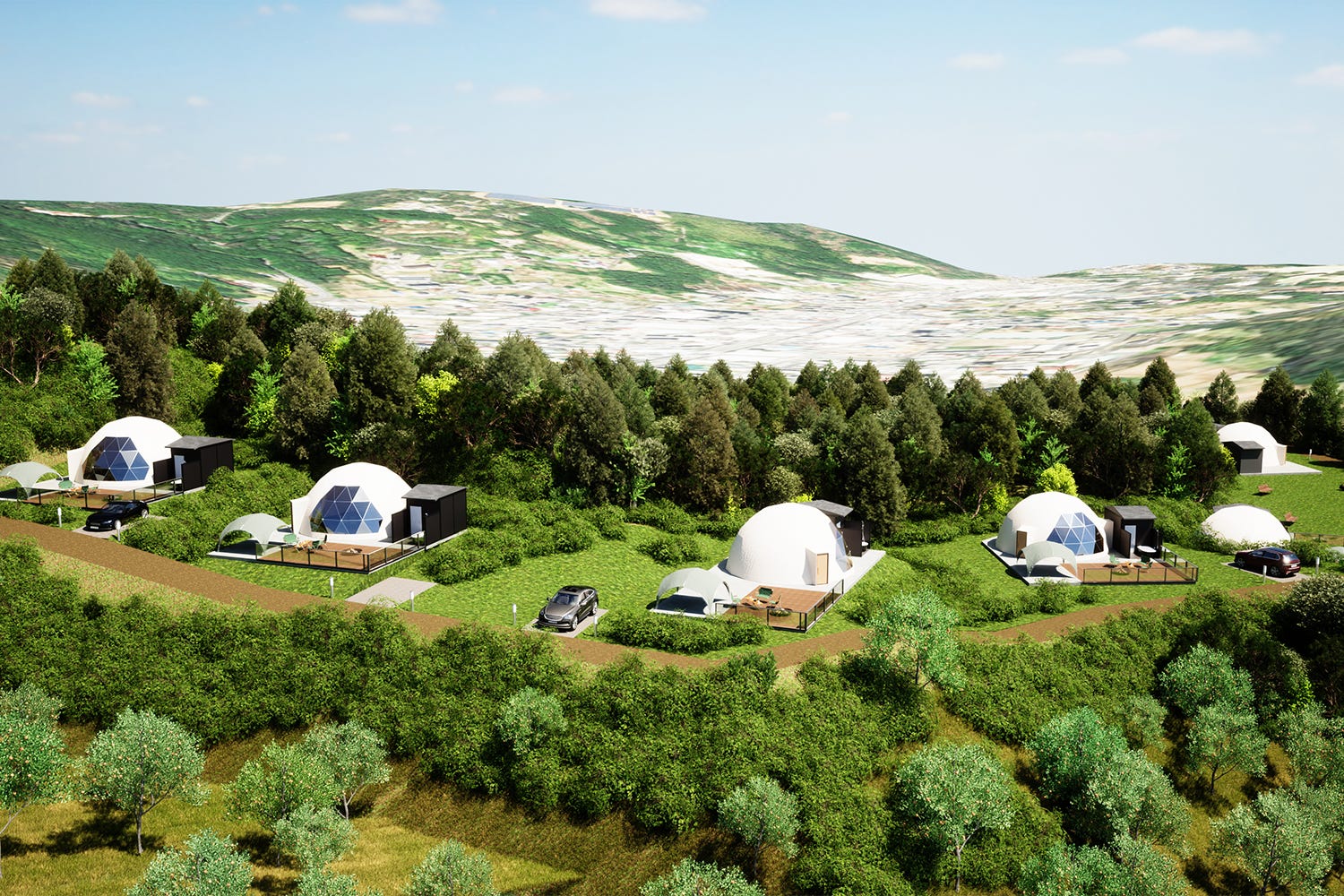 静岡に客室温泉付グランピング「グランアイラ」相良湾を望む絶景や食まで伊豆半島の恵みを堪能