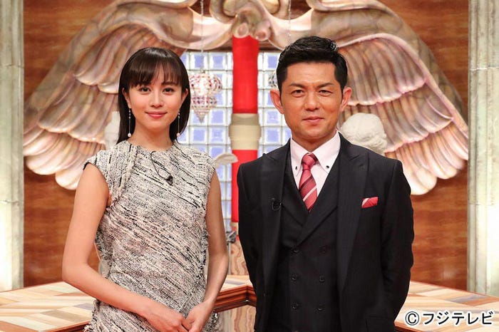 比嘉愛未、的場浩司/『実録!嘘と涙と男と女!波乱の人生頂上リサーチ』より