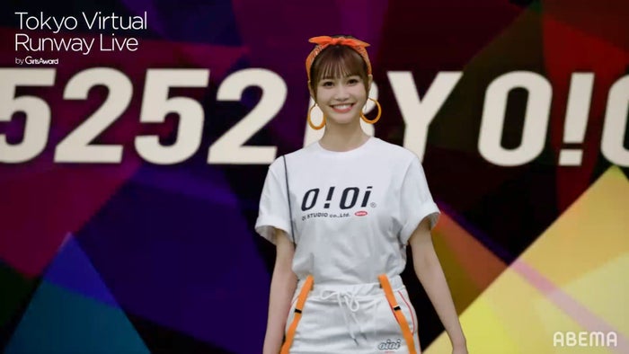 めるる(C)Tokyo Virtual Runway Live by GirlsAward (C)AbemaTV, Inc.